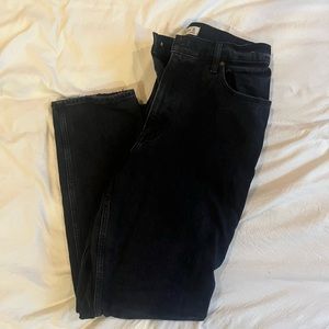Abercrombie 90’s straight ultra high rise jeans. Size 10.